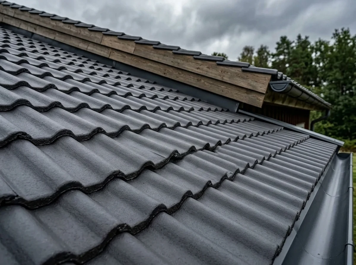 Efter – Villa i Mölndal – komplett takbyte med betongpannor