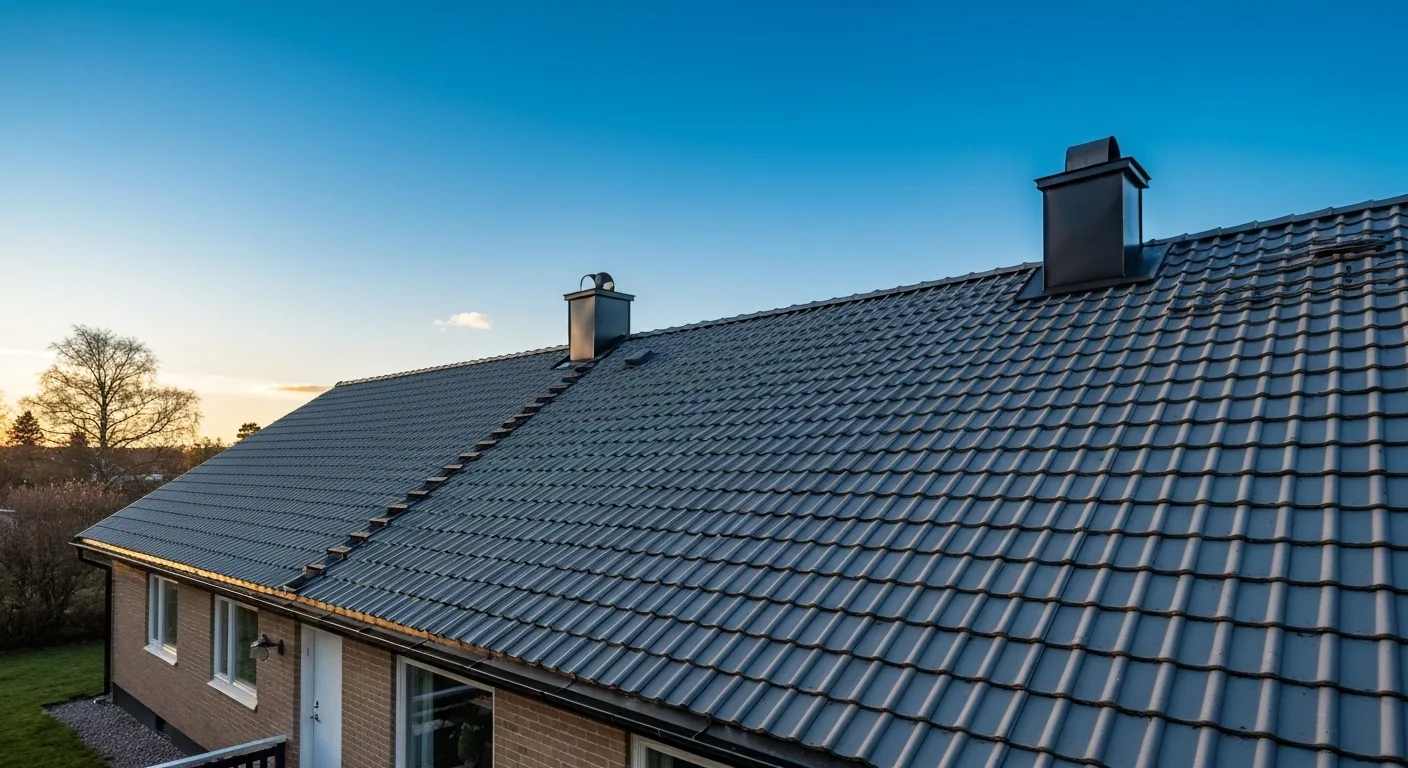 Certifierad takläggare Göteborg utför takbyte på villa i Mölndal