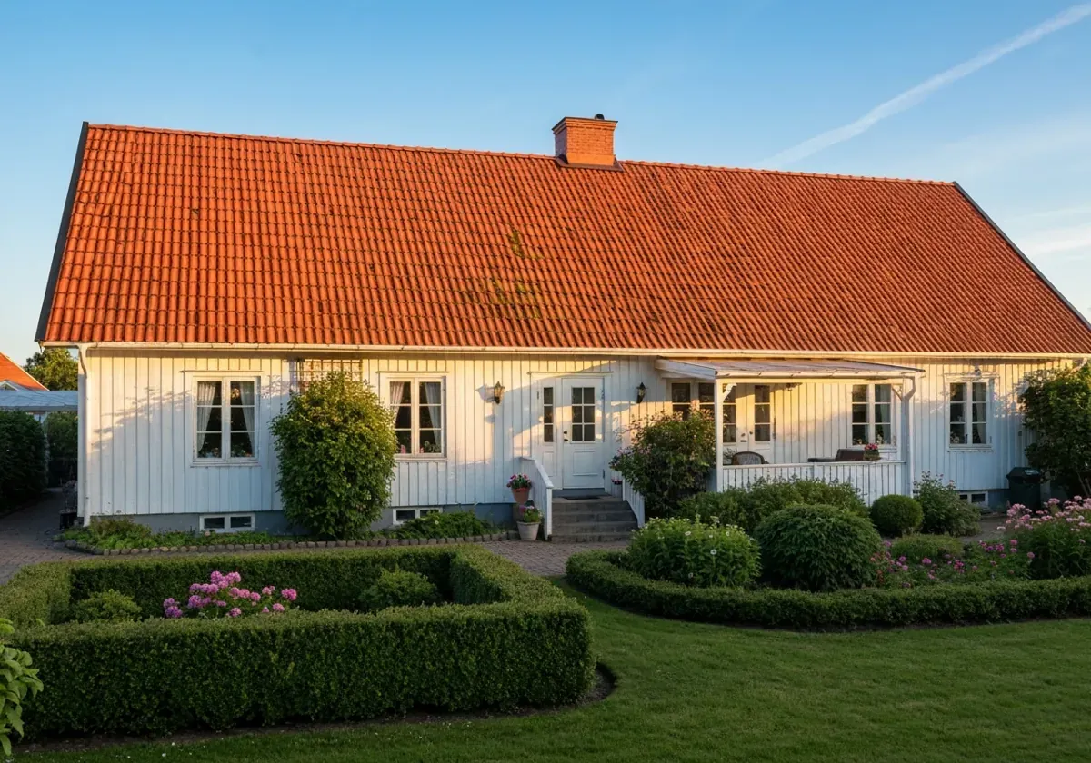 Nymålat tak i Göteborg efter professionell behandling